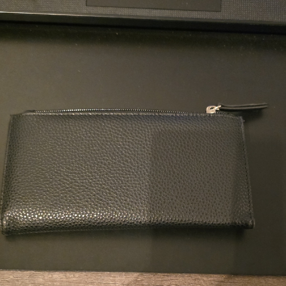 Black Textured Wallet